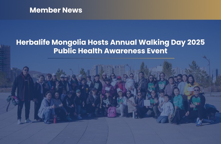 Herbalife Mongolia Hosts Annual Walking Day 2025 Public Health Awareness Event